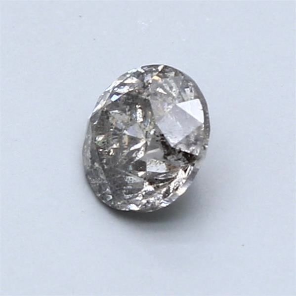 Ingen mindstepris - 1 pcs Diamant (Naturfarvet) - 0.73 ct - Rund - Fancy Grønlig, Brunlig Gul - I2 - International Gemological Institute (IGI) #4.3