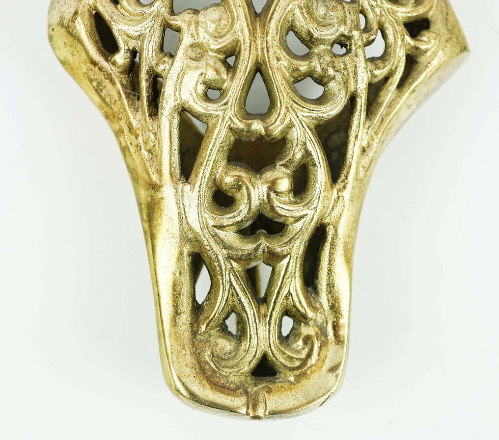 Decoración para pared - Cráneo de bisonte de oro #3.2