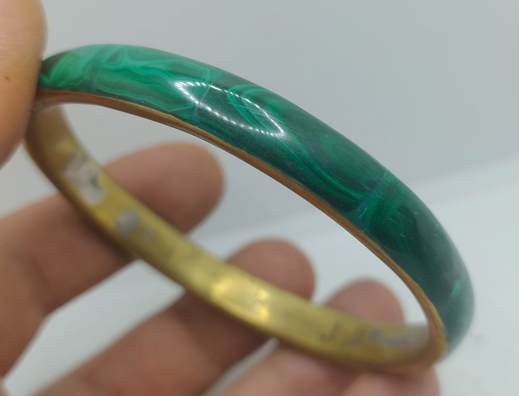 Beautiful Natural Malachite Bacelet- 33 g #4.3