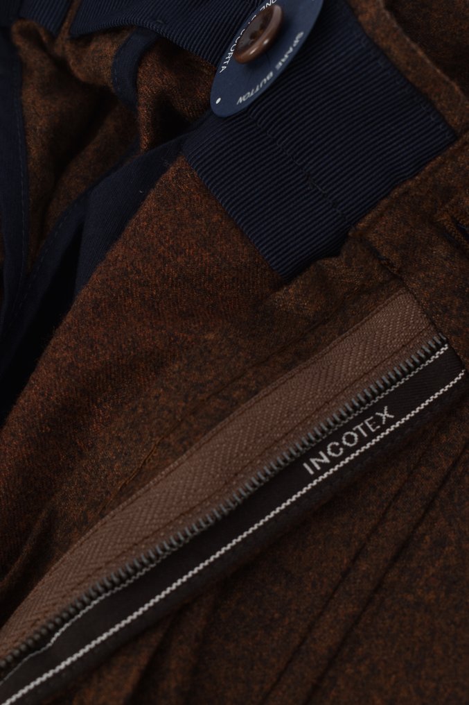 Incotex €428 - 50 - Tapered FIT flannel - No reserve price - Calças - New with tags #3.2
