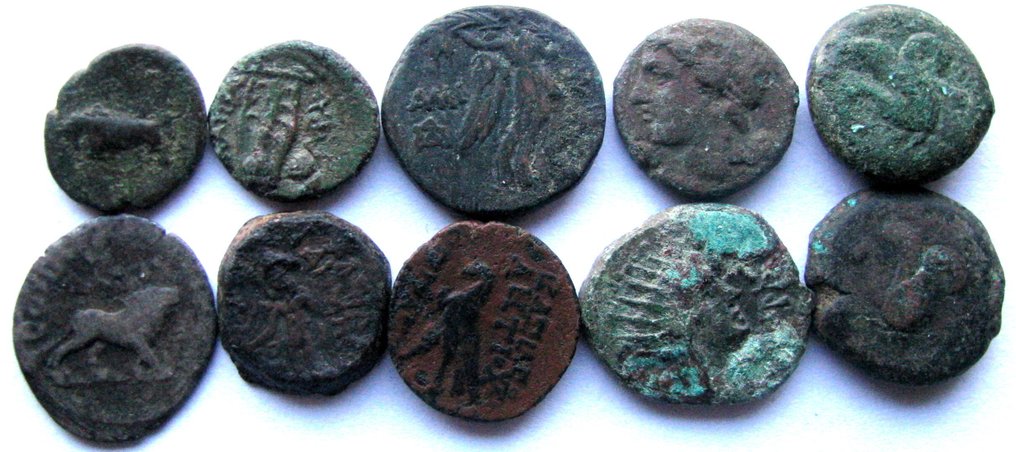 Greece (ancient) Lot of 20 Æ coins 4th-1st century BC (No reserve price) #1.0