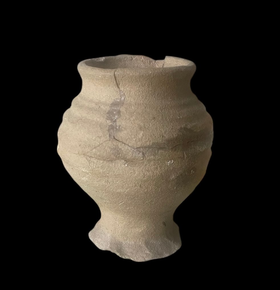 Középkori, keresztes hadjáratok kora Kőedény Csésze - 11 cm - 13. és 14. század  (Nincs minimálár) #1.0