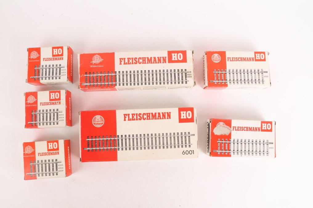 Fleischmann H0 - 6000-serie - Machetă tren cu șine (127) - Șine drepte + piese de potrivire #1.0