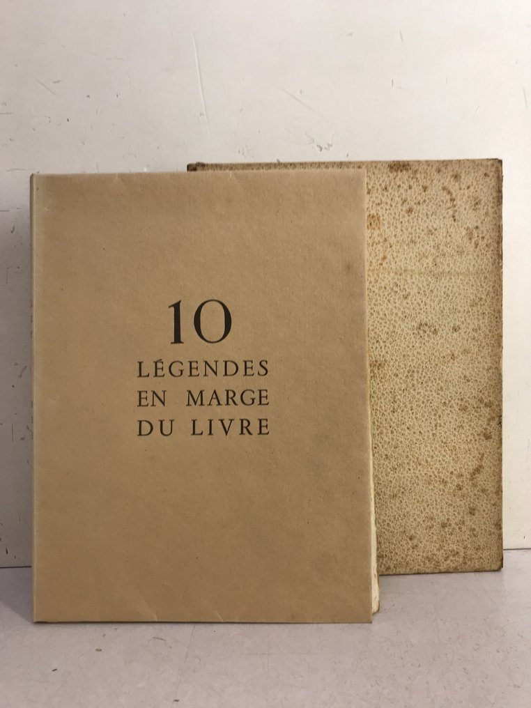 Samuel Silvestre de Sacy / Jean Bruller [Vercors] - Dix légendes en marge du livre - 1930 #1.0
