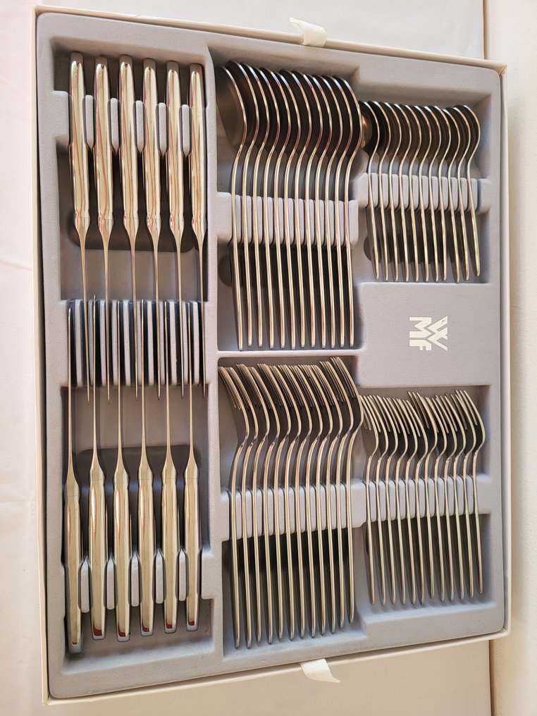 WMF - Set de 12 tacâmuri (68) - Oțel - 68 piese pentru 12 persoane #1.0