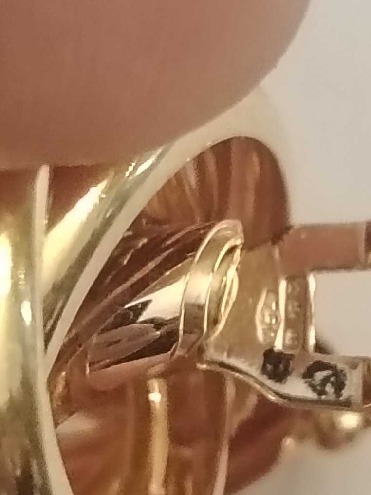 耳環 - 18 克拉 黃金 #4.3