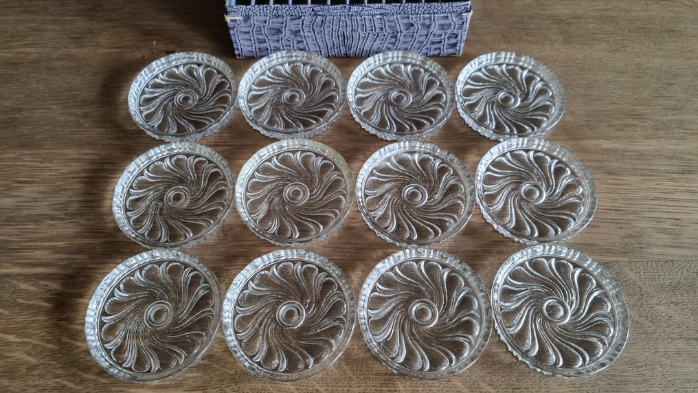 Royal Leerdam - 杯垫 (12) - 水晶 #1.0