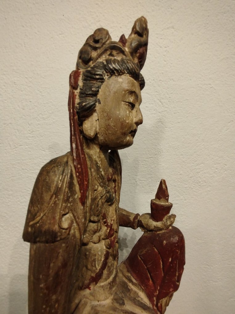 Scultura Cina - Træ - Kina - Qing-dynastiet (1644-1911) #3.2