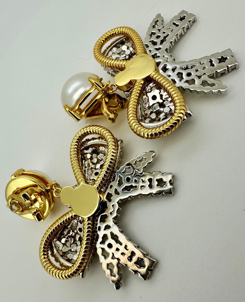 Miu Miu - Gullplattert - Øredobber #3.2