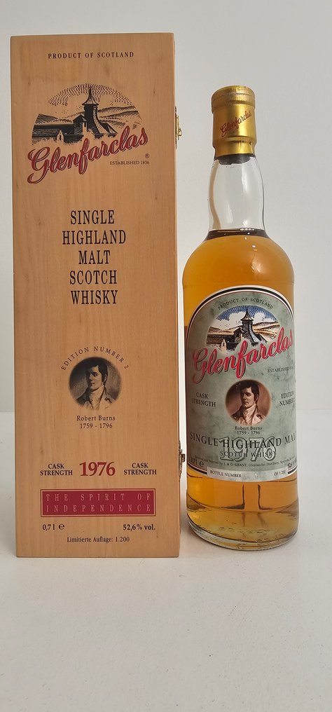 Glenfarclas 1976 Cask Strength - Edition Number 2 Robert Burns  - 70cl #1.0
