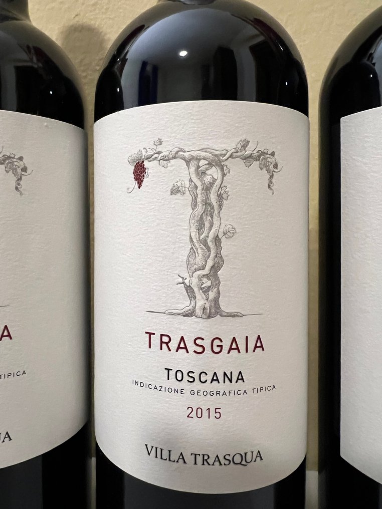 2015 Villa Trasqua Trasgaia - Super Tuscan - 3 Bottiglie (0,75 L) #2.1