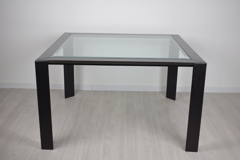 桌子 - 木, 玻璃 - 漆面木材 #1.0