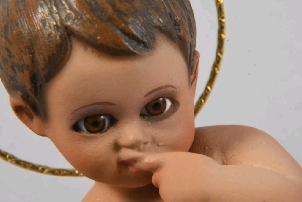 小雕像, Bambinello Gesù - 10 cm - 陶瓷 #1.0