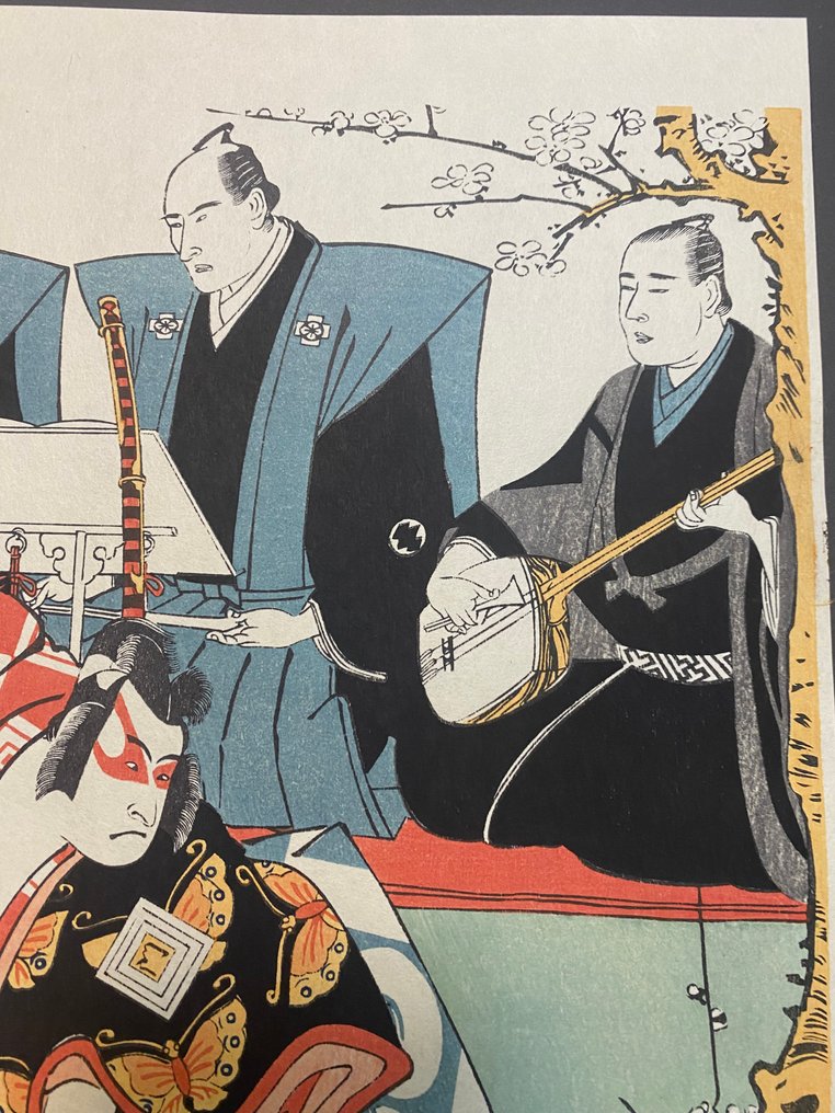 apparition sur scène des musiciens 鳥居清長Torii Kiyonaga - Torii Kiyonaga鳥居清長 - Ιαπωνία #2.1