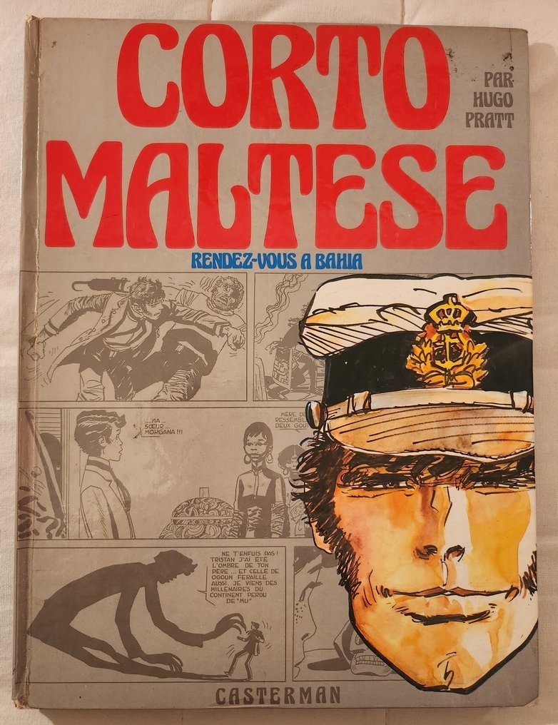 Corto Maltese T1 - Rendez-vous à Bahia - Première série cartonnée - C - 1 Album - 第一版 - 1973 #1.0