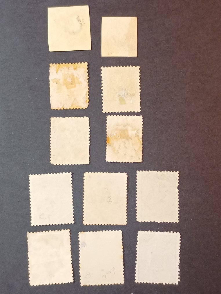 Netherlands 1852 - King Willem III & national coat of arms & Service - Nvph 1-18 & D9-26 #2.1