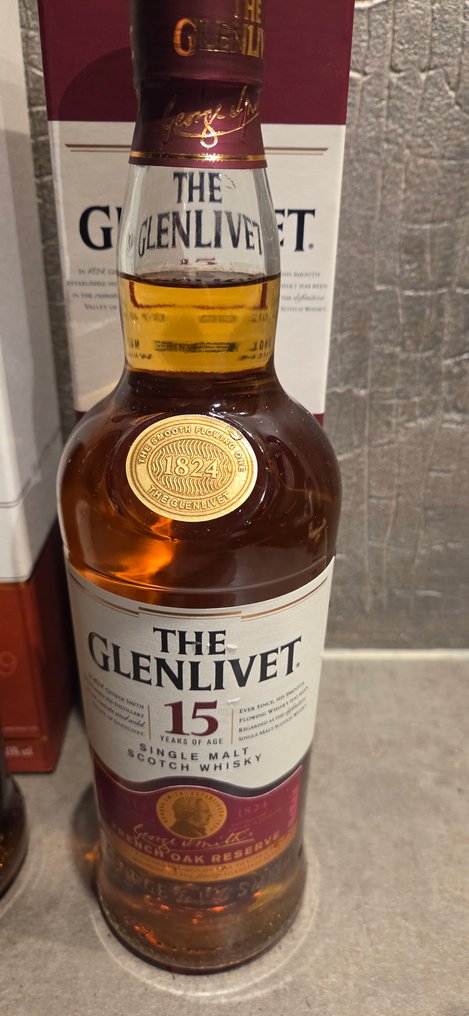 Bowmore 15yo + Glenlivet 15yo - 70 cl - 2 flasker #3.2