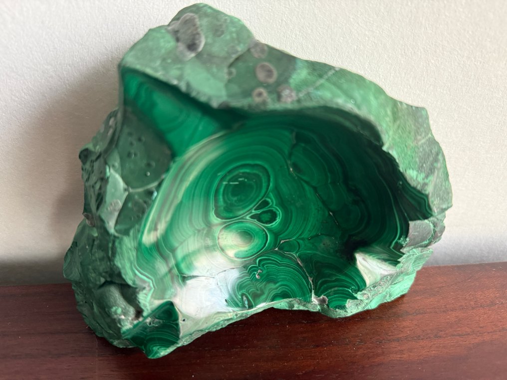 Malachite Forma libera - Altezza: 6 cm - Larghezza: 16 cm- 2 kg - (1) #2.1