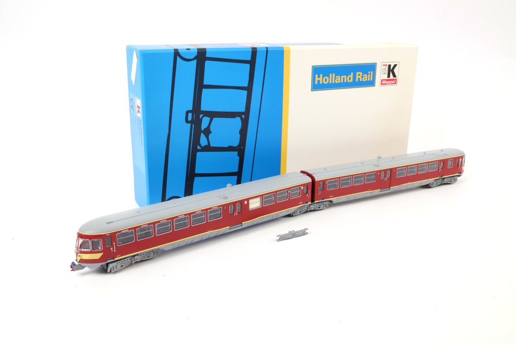 Holland Rail DKM H0 - Rame automotrice (1) - DE-2 en deux pièces - NS #4.3