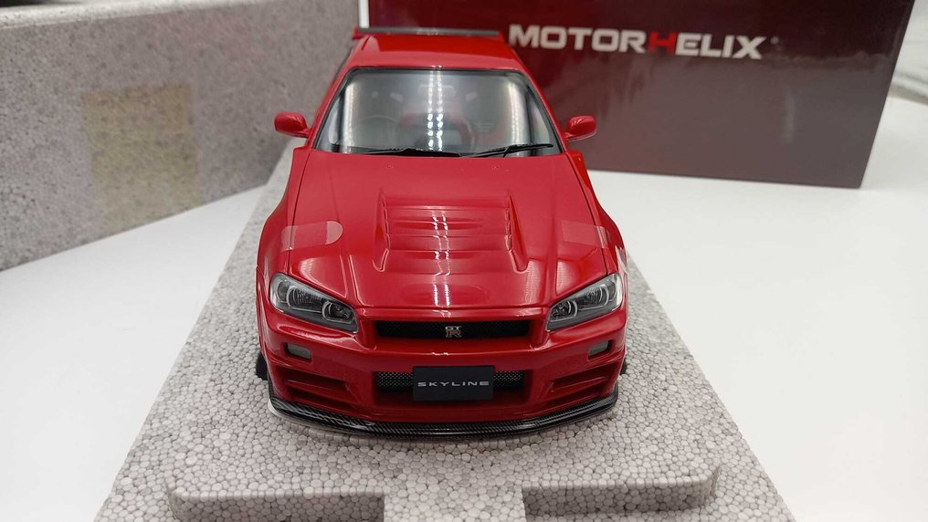 Motorhelix 1:18 - Machetă mașină - Nissan Skyline GT-R (R34) 1999 - (cod.A24) #1.0