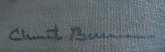 Clement Bezemer (1910-2002) - Stilleven bak bloemen #2.1