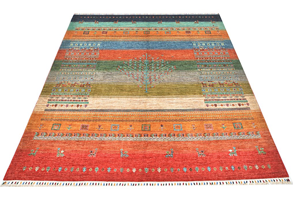 Afghan, Gabbeh, Large Samarkand Ariana rug Elegant High quality Hand-knotted Premium wool - Carpet - 300 cm - 250 cm - New Handmade Designer rug #1.0
