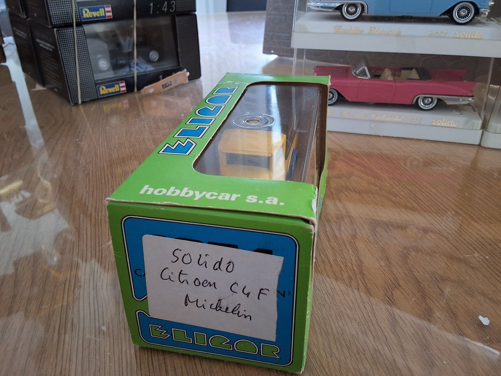 Solido, Elicor 1:43 - Model car (6) - Cadillac Eldorado; Cadillac Biarritz Cabriolet; Hispano Suiza; Citroën C4F Michelin (box van); - Scale 1:43 #3.2