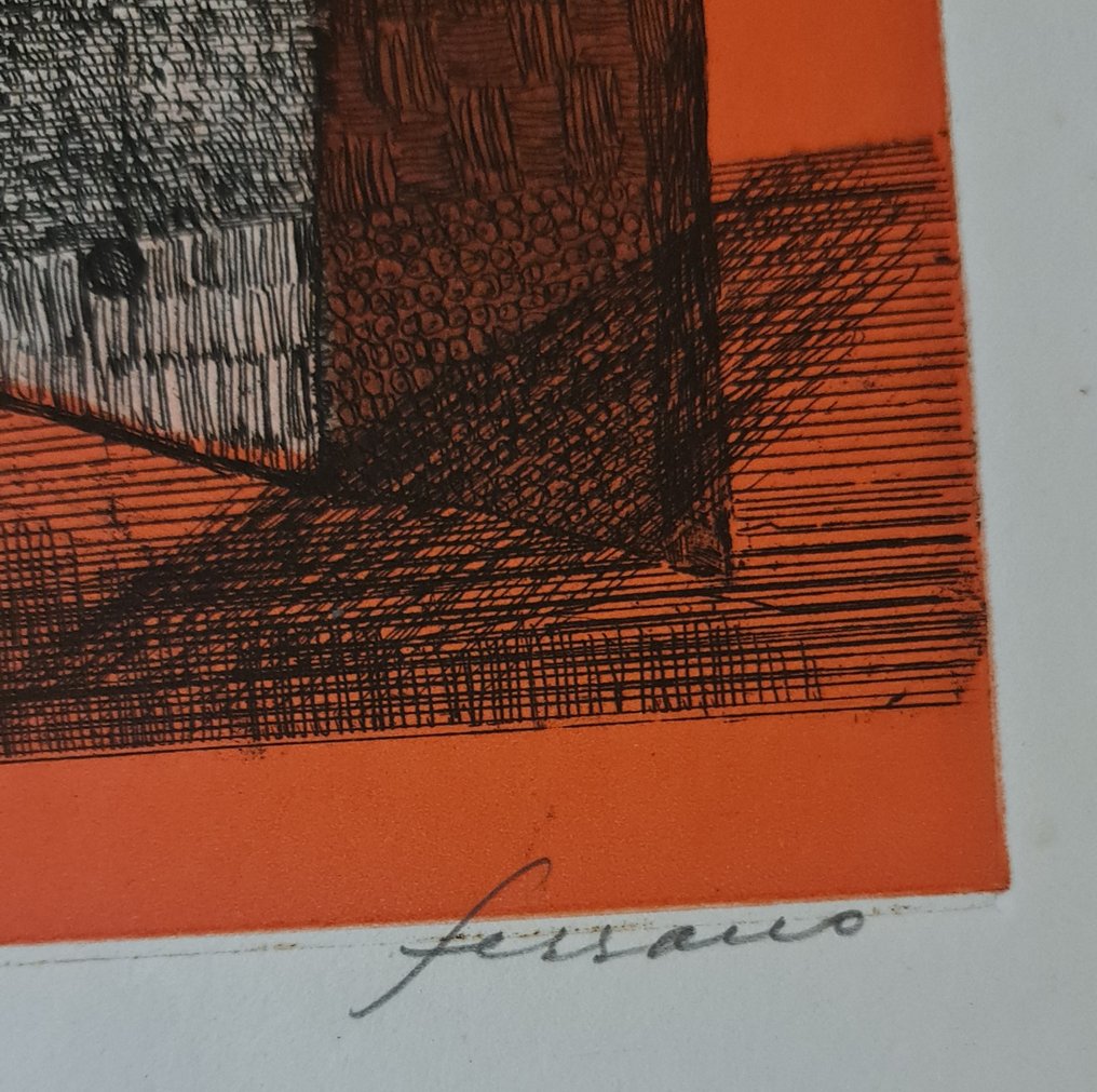 Pablo Serrano (1908-1985) - Pan partido - Grabado H/C #3.2