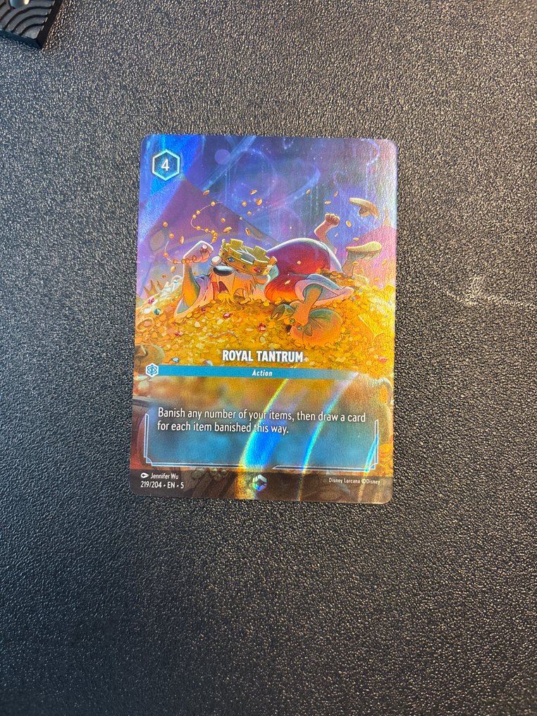 Ravensburger Card - Disney Lorcana #219 Royal Tantrum Enchanted #1.0