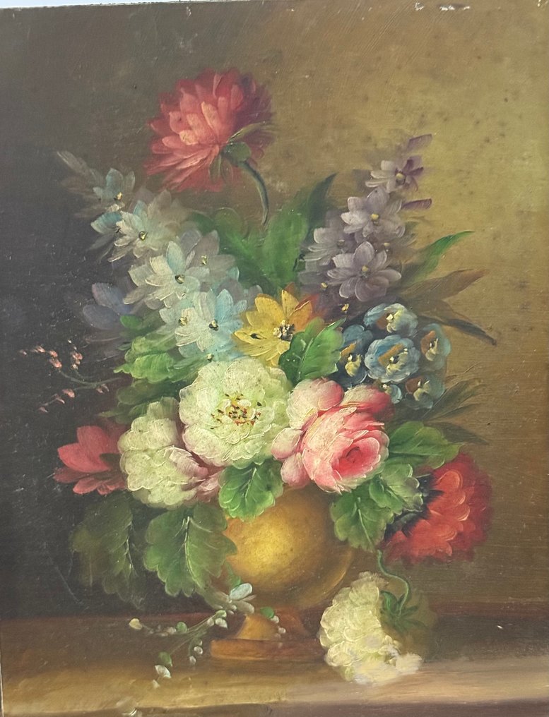 Giorgio Ceragioli (1861-1947) - Vaso con Fiori #1.0