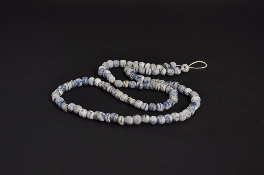 Αρχαία Ρωμαϊκή Γυαλί Κολιέ #2.1