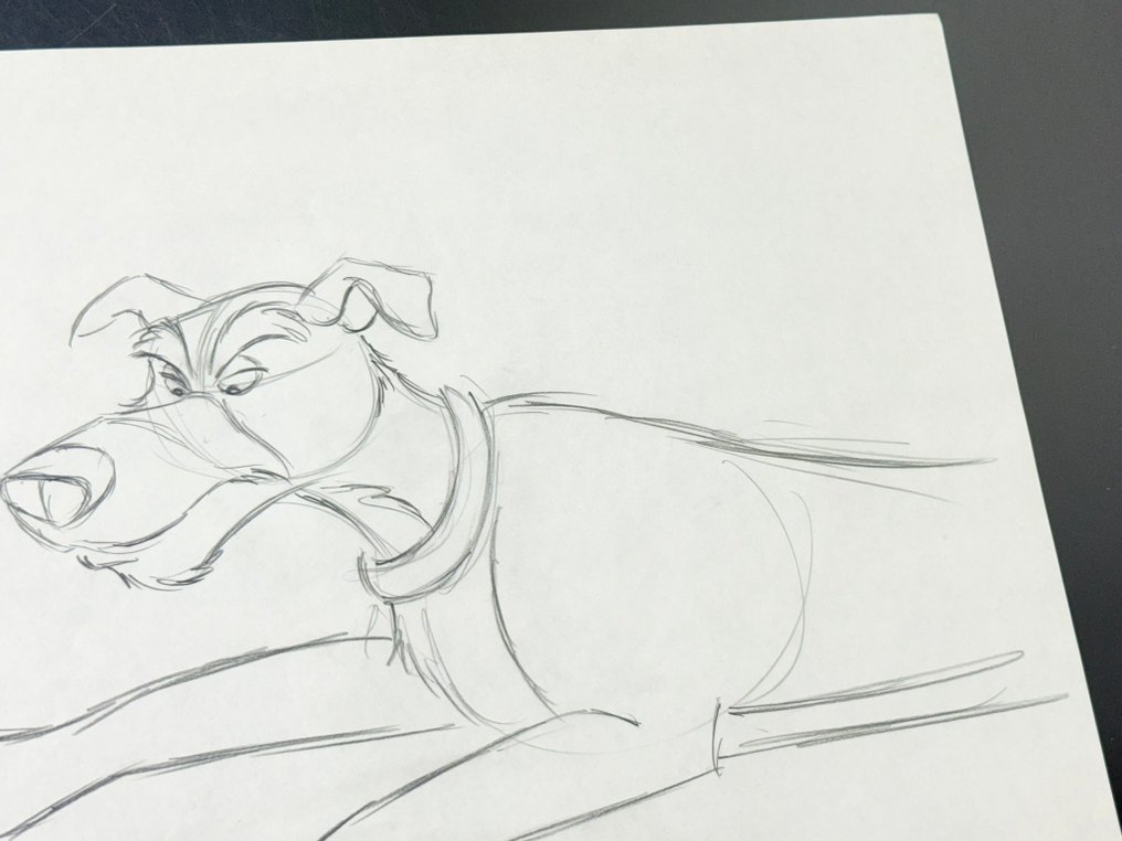 Walt Disney - Αρχική Σχεδιαστική Σκίτσος του Αρχηγού (40 x 32 εκ.) - The Fox and the Hound (1981) #4.3