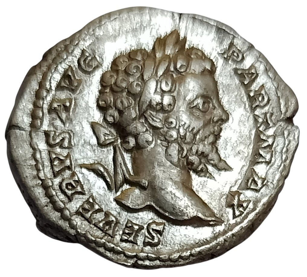 Römisches Reich. Septimius Severus (193-211 n.u.Z.). Denarius Rome - Victory #1.0