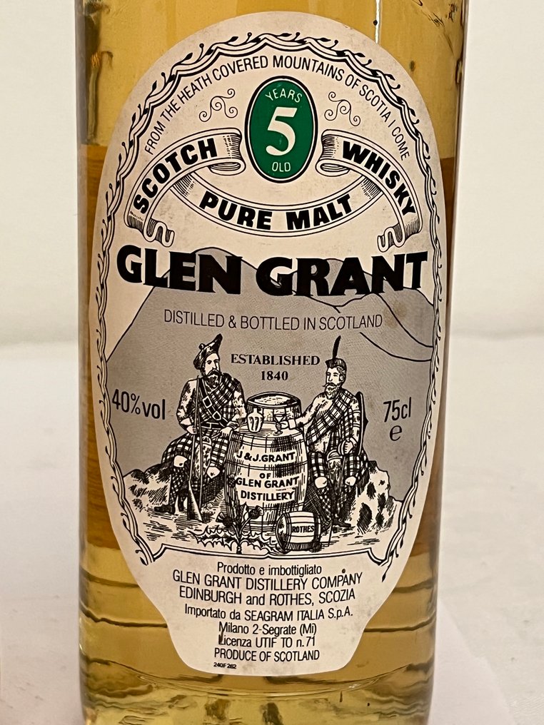 Glen Grant - 10yo, 1980 5yo & 1981 5yo - 75 cl, 37,5 cl - 3 botellas #4.3