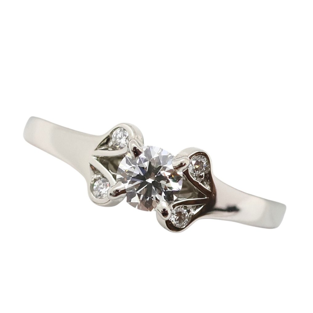 Cartier - 戒指 - Ballerina 白金 -  0.24ct. tw. 钻石 (天然) - 0.24克拉 #1.0