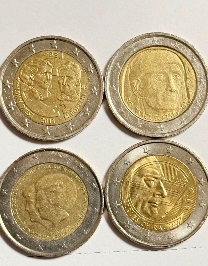 Németország. Lot of 3 coins 1999-2025 (Nincs minimálár) #3.2