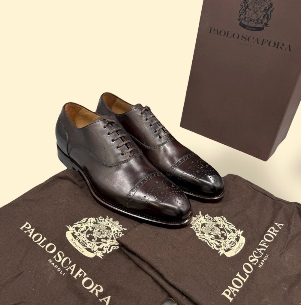 Paolo Scafora-UK6-Oxford Toecap-Brogues - Buty sznurowane - Rozmiar: EU 40 - Nowe w pudełku #1.0