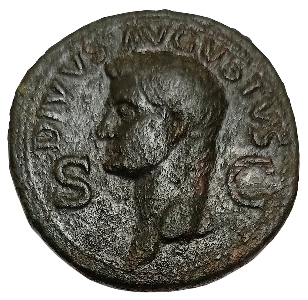 Impreiu Roman. Augustus (27 î.Hr.-AD 14). Dupondius Phostumous under Caligula #1.0