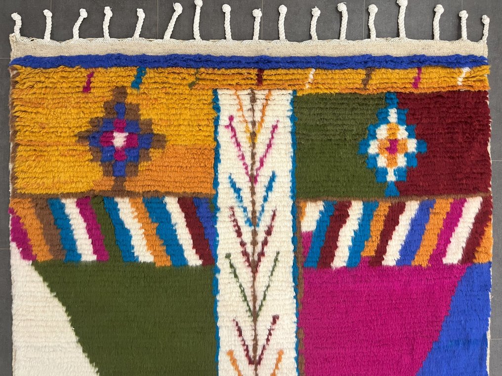 Berber, Azilal rugs with natural hues - Carpet - 251 cm - 156 cm - Handmade in Morocco #4.3