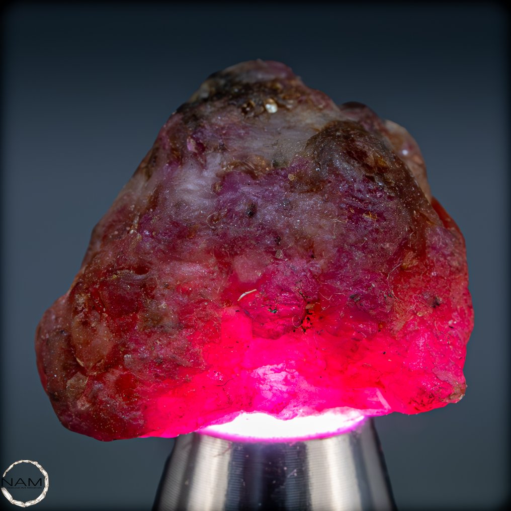 缅甸天然红宝石水晶 稀有的原石宝石,具有强烈的光泽 - 28.90 克拉- 5.78 g #4.3