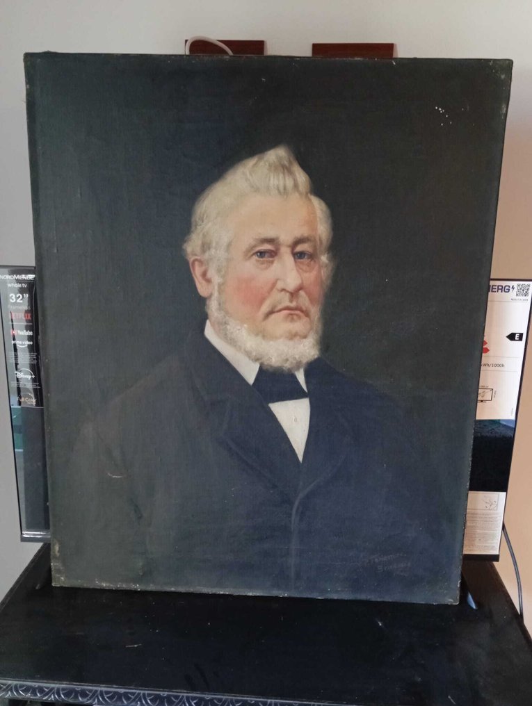 P. Fendmer (XIX) - Ritratto di uomo 1890 #2.1