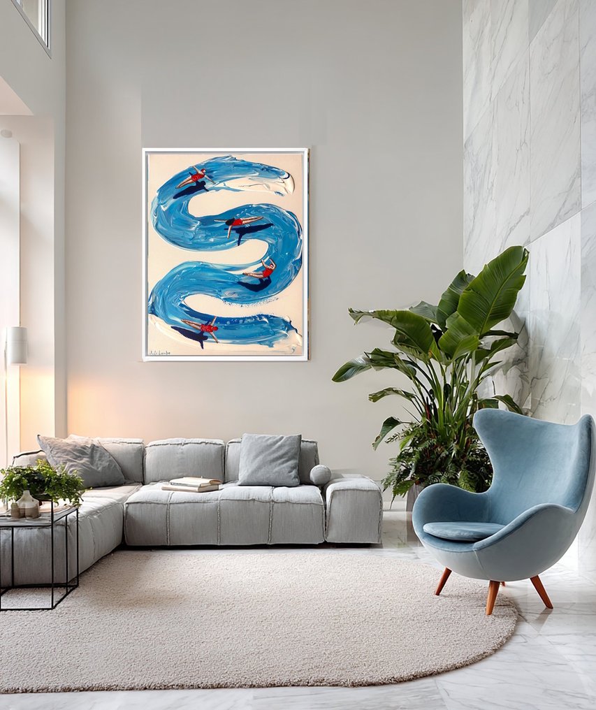 Juli Lampe - Swimming Lovers. Maintain Balance in the infinity of Life. #1.0