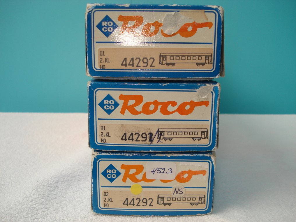 Roco H0 - 44292 - Carrozza passeggeri di modellini di treni (3) - 3x carrozze Benelux - NS International #1.0