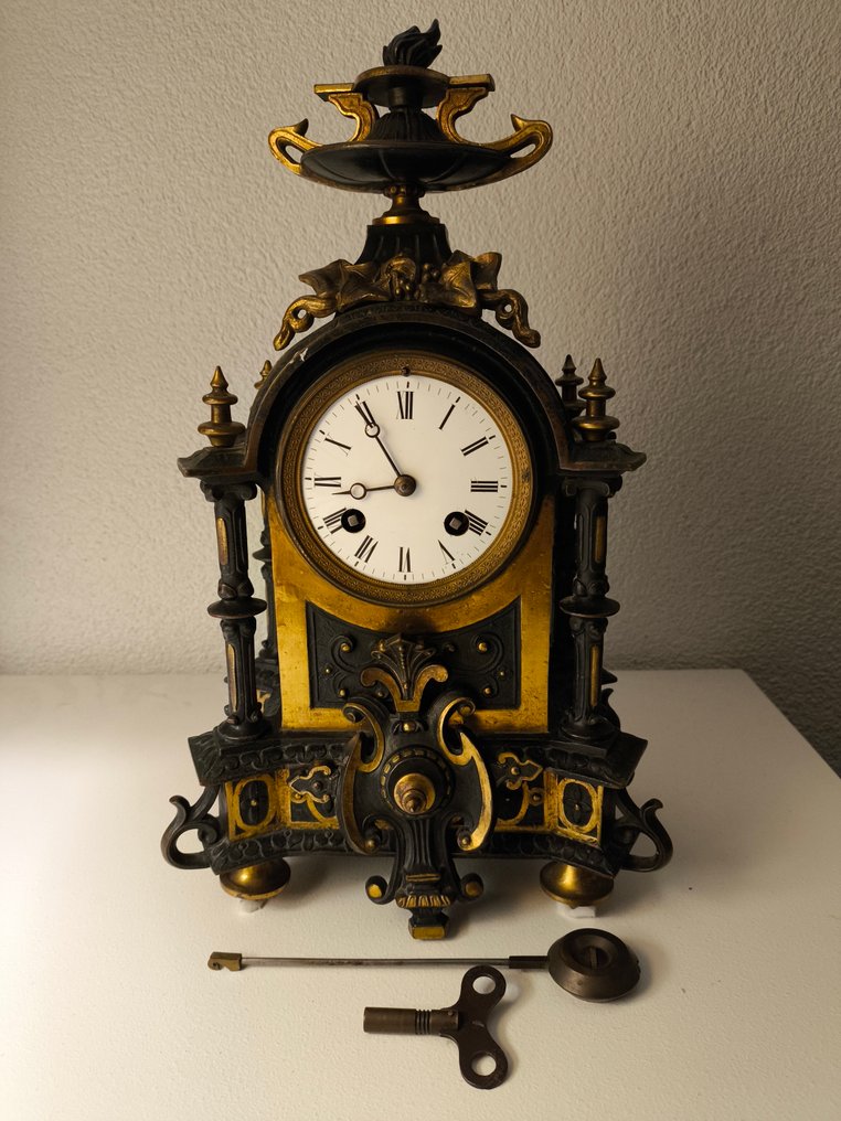 钟摆 - Philippe H. Mouray -  古董 青銅色 - 1850-1900 #1.0