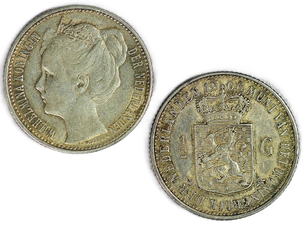 Hollandia. Wilhelmina. 1/2 Gulden 1898 - 1906 (2) - Scare dates (Nincs minimálár) #2.1