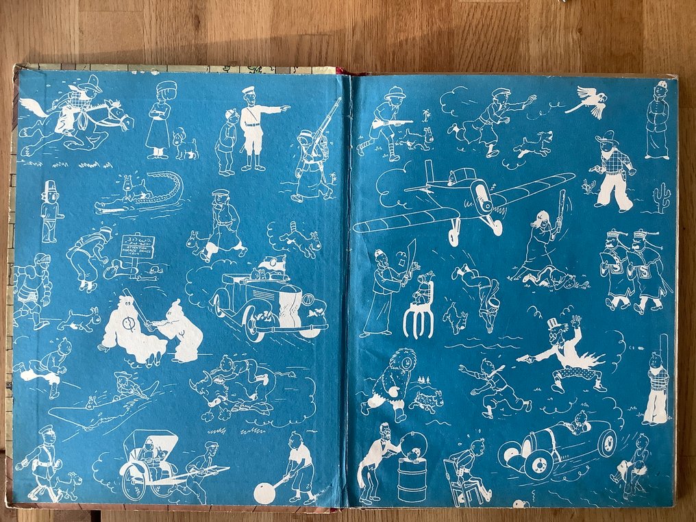 Kuifje 8 - De scepter van Ottokar - 1 Album - 第一版 - 1947 #3.2