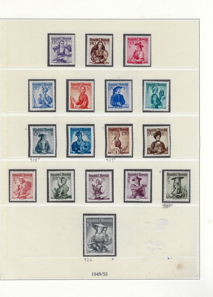 Αυστρία 1948/1958 - Συλλογή: Αυστριακές λαϊκές φορεσιές #4.3