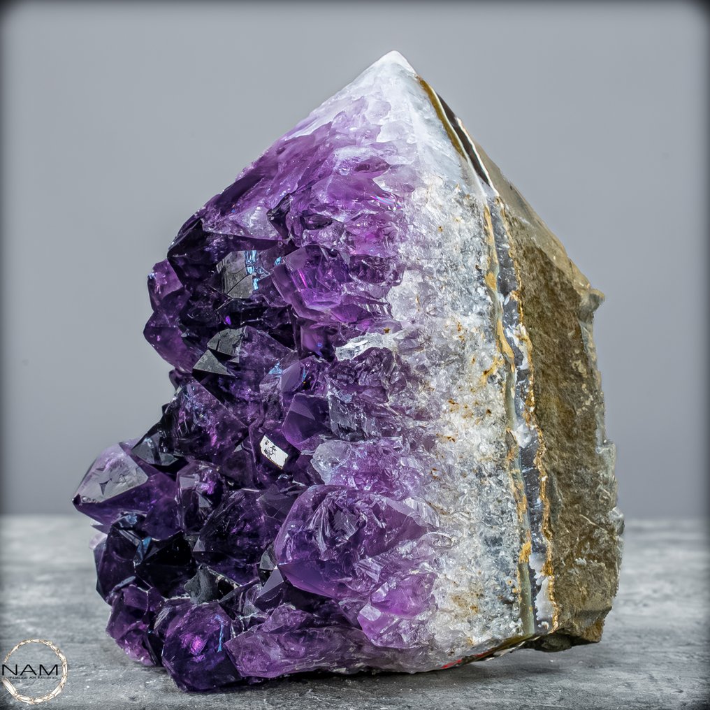 来自巴西的天然紫水晶方尖碑配玛瑙——自然界的杰作,最高品质。 方尖碑- 716.81 g #3.2