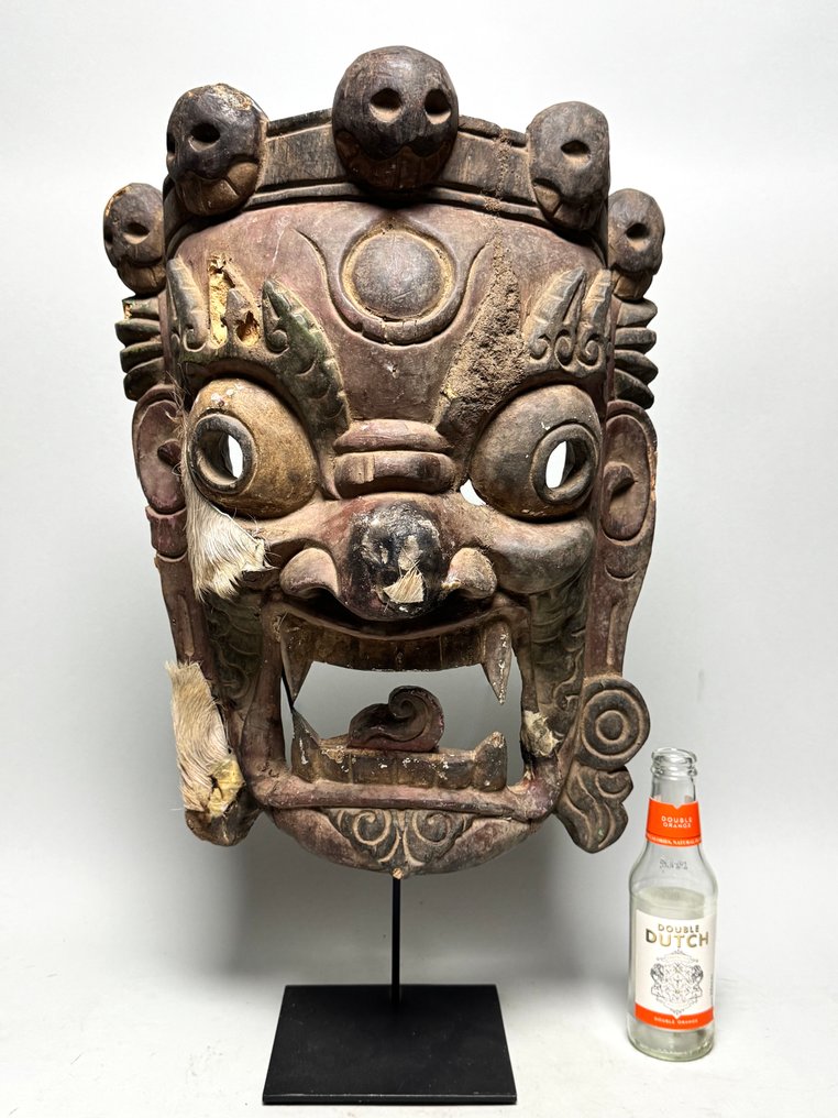 大型藏族阎魔死亡面具 - 西藏  (没有保留价) #3.2