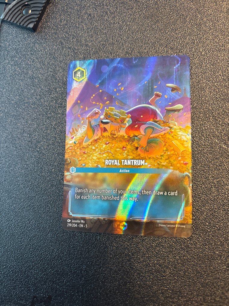 Ravensburger Card - Disney Lorcana #219 Royal Tantrum Enchanted #1.0